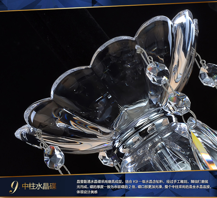 欧式水晶吊灯 复式大厅灯别墅奢华水晶灯客厅灯饰灯具S-8M8018 S-8M8018-15(800*770