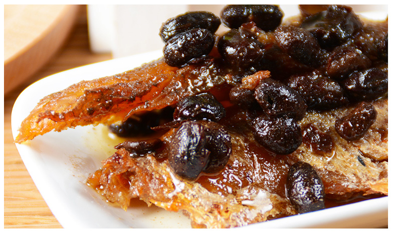 甘竹牌豆豉鲮鱼罐头广东特产豆豉鱼肉下饭菜即食豆豉鲮鱼227g8罐