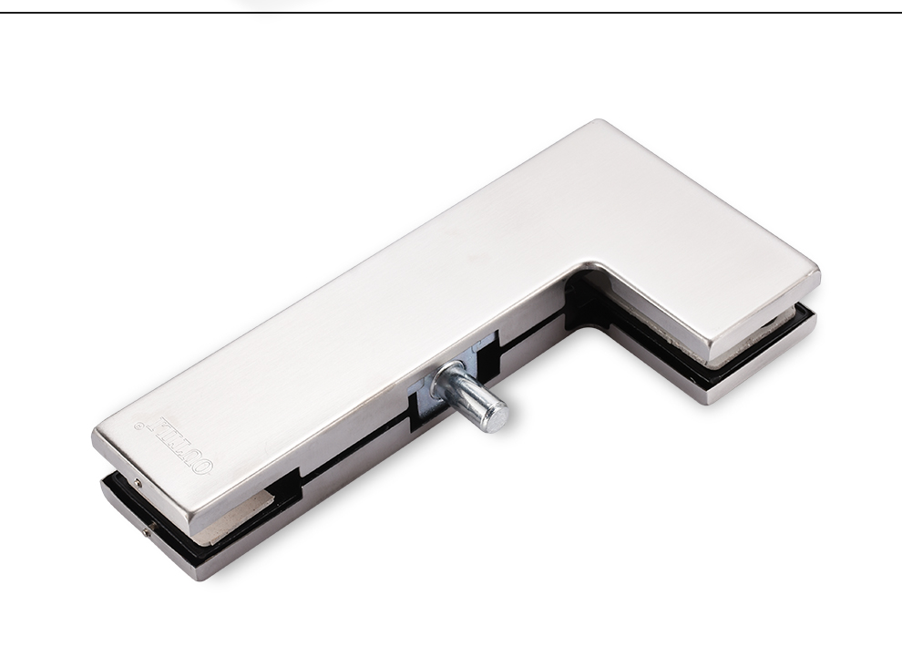 欧太力品牌304拉丝不锈钢曲夹无框玻璃门曲夹地弹簧门无框玻璃门曲夹7