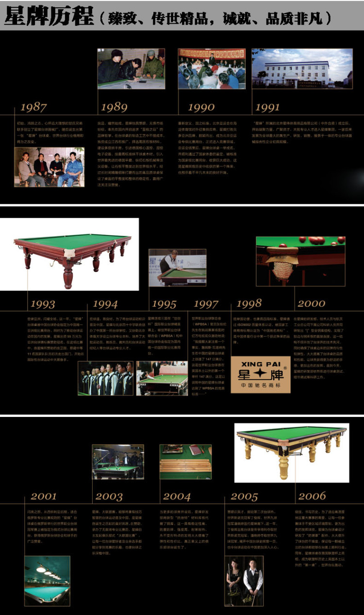 正品新款北京星牌标准花式九球台球桌xw138-9b成人家庭用美式16彩
