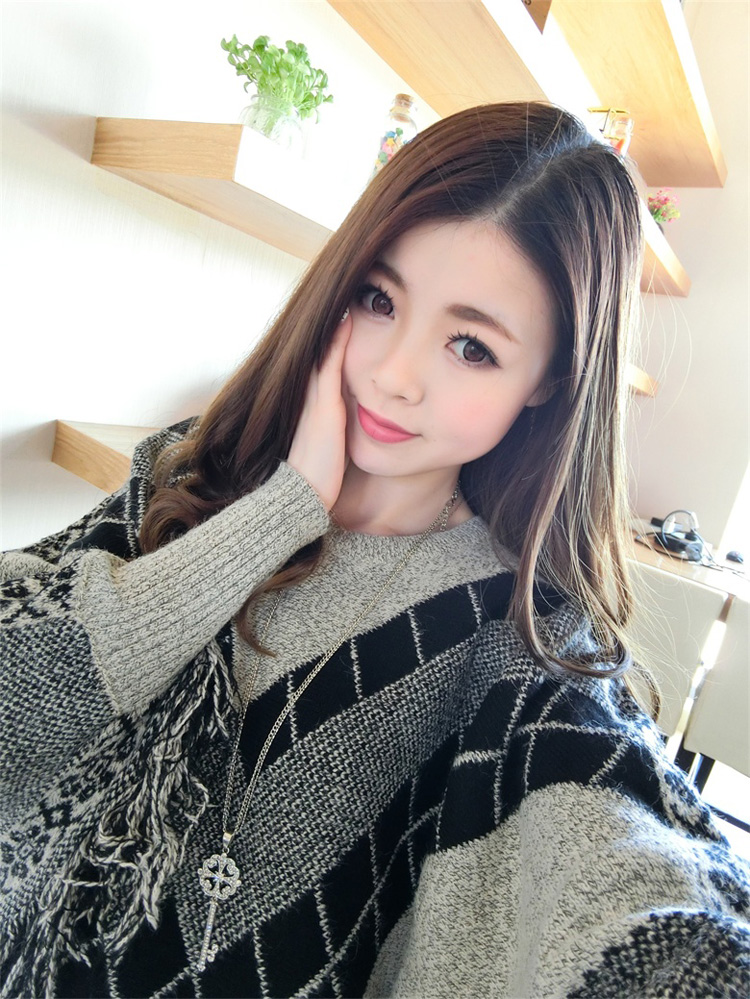 安迪吉仕针织衫女中长款毛线衣套头衫打底衫修身显瘦半高领长袖打底裙女装外套 白色 均码