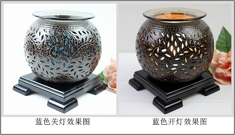 
                                        芳香乐 陶瓷香薰灯插电  电子香薰炉 精油灯 精油炉 瑜伽馆酒店台灯 创意礼品 香薰机 橙色                