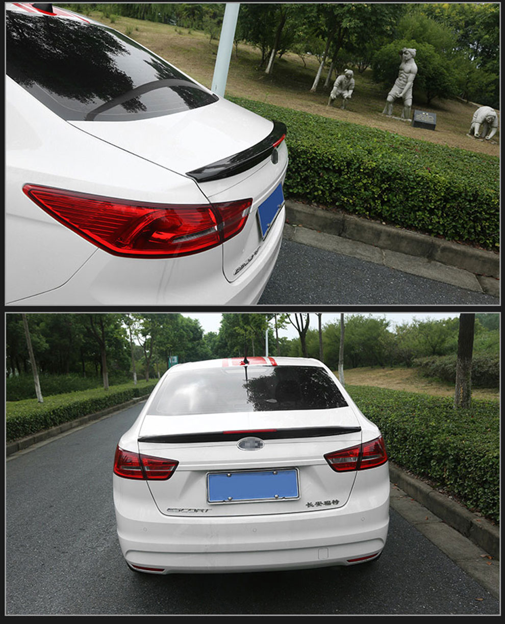 热迈 福特福睿斯尾翼改装专用运动款压尾定风翼 珍珠白