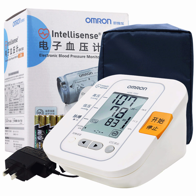 电子血压计家用全智能上臂式欧姆龙血压计 欧姆龙hem-7207上臂式