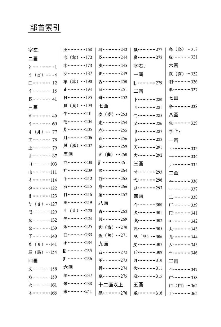 行草书部首对照字典 书籍读物的图书