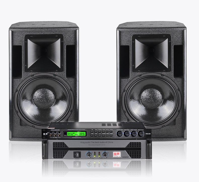 皇声h10一拖二1530平方豪华卡拉ok音箱酒吧包房音响后级功放ktv卡包