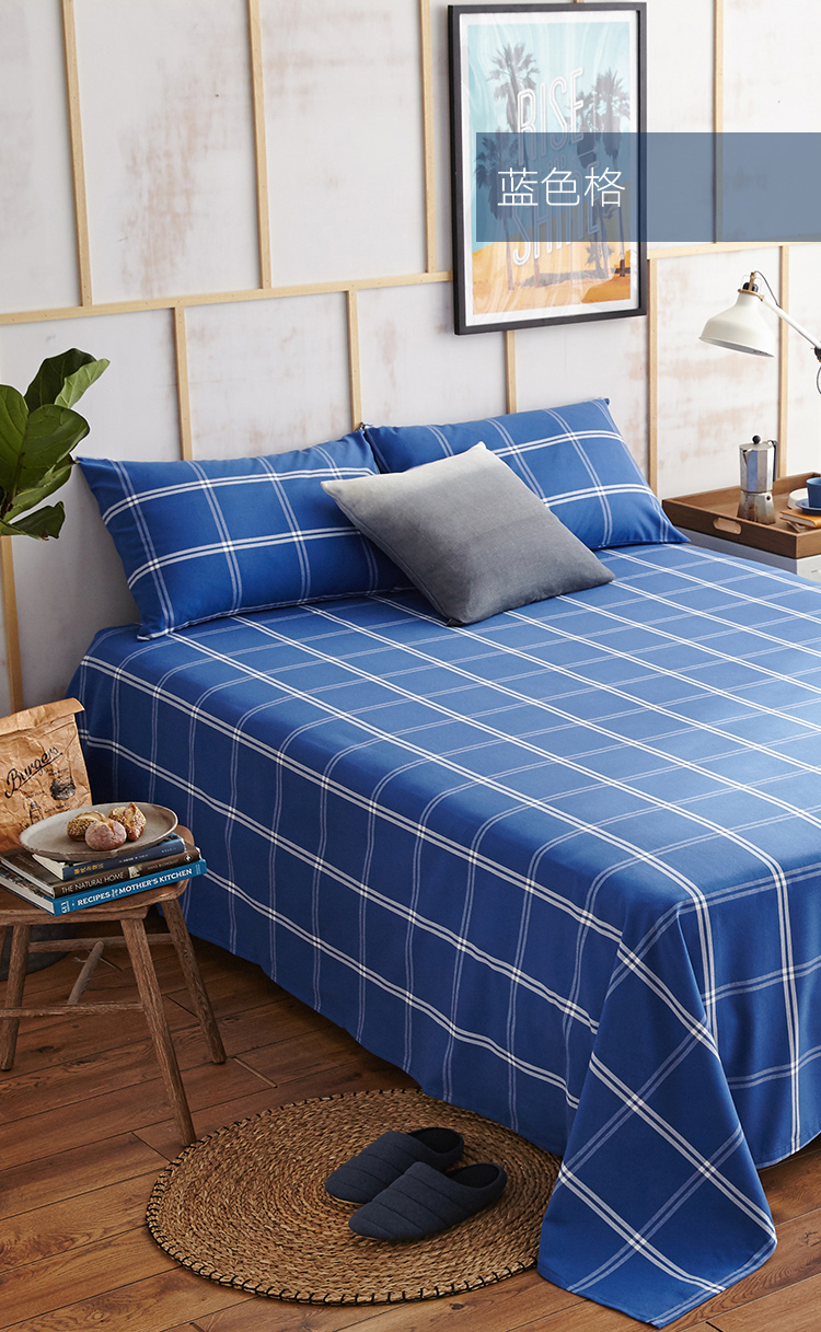 大朴(dapu)床单家纺 纯棉老粗布床单 山东老粗布工艺 大双人被单 单件