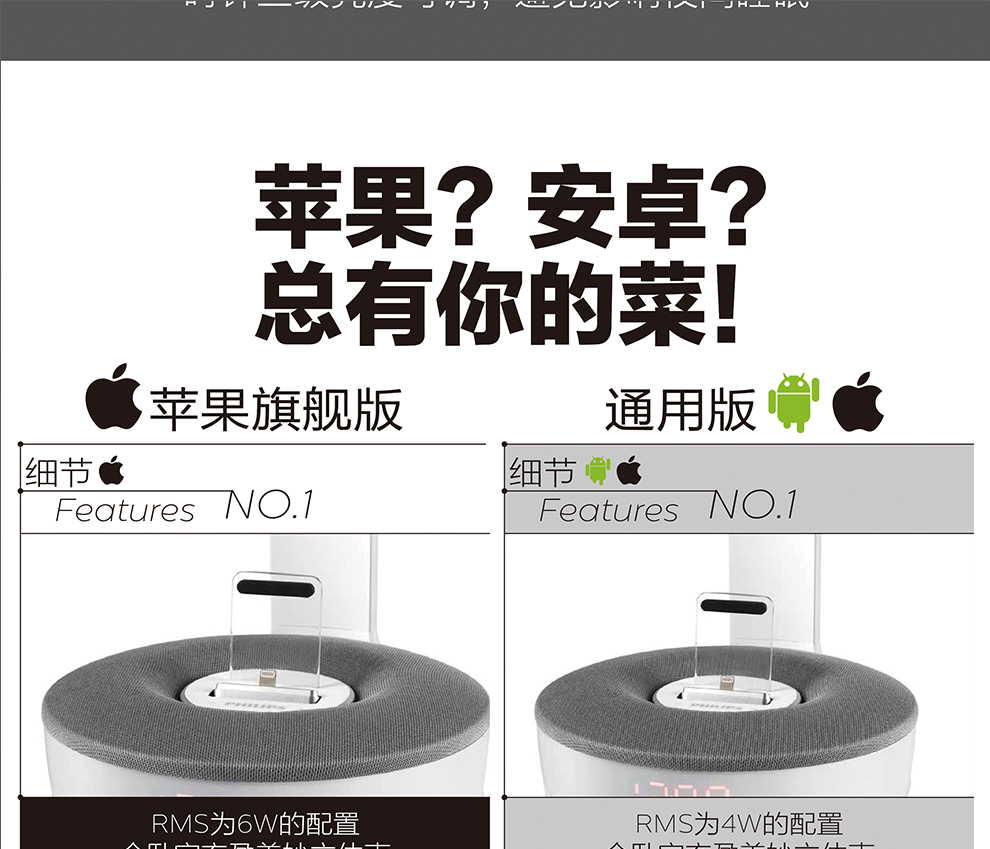 飞利浦led护眼台灯 卧室床头儿童学习工作台灯可调光晶尚中性光4000K 晶尚银白色
