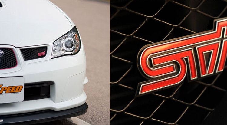 brz 改装sti车标 前中网标 车身贴 尾标 车贴 字母标 后标志 sti尾标