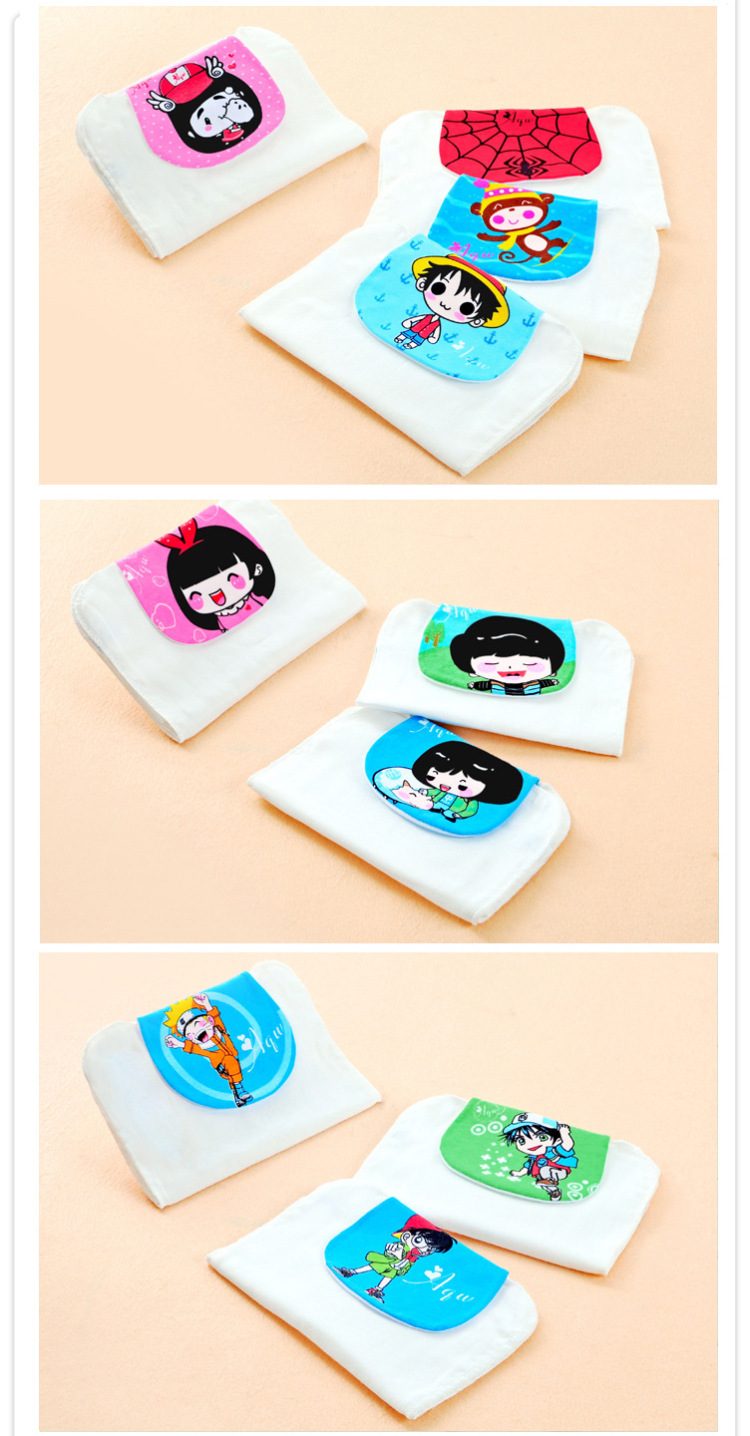 24*32印花垫背巾 俏皮猴子