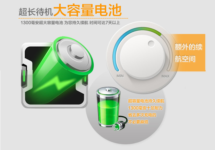 沃普丰（WELLPHONE）A3E 双卡双待手机 黑色