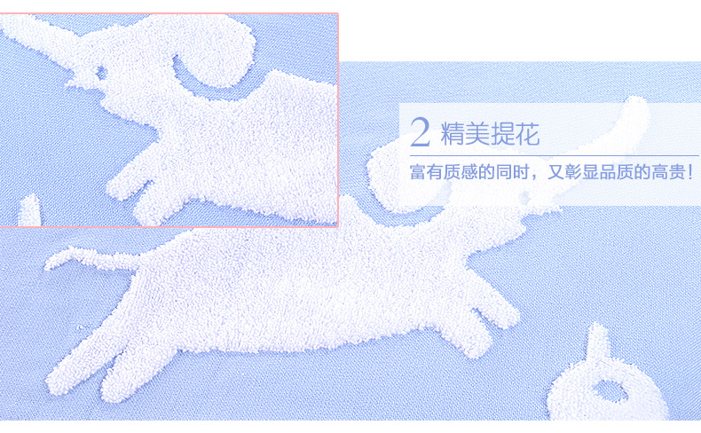
                                        图强 纯棉毛巾被 儿童卡通纯棉纱布毛巾被 夏凉被空调被儿童盖毯床毯 蓝色                