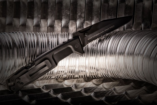 极武extrema ratio 户外刀探险 军迷防卫小折刀 mpc支点ii 升级版黑色