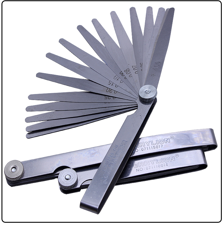 塞尺间隙尺不锈钢高精度单片气门塞规厚薄规0.02-1.