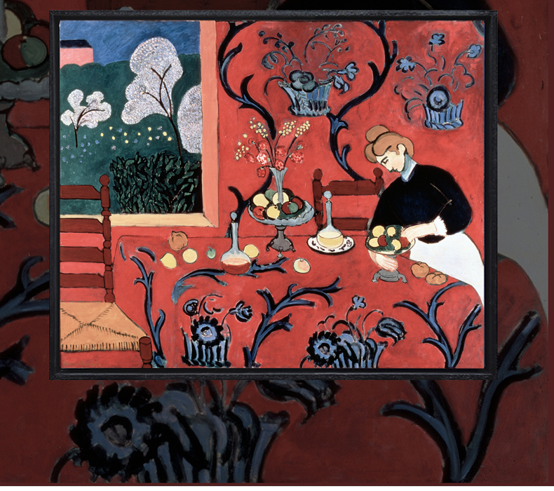 tockus 马蒂斯油画 ins复古艺术画新古典客厅装饰画餐厅挂画 现代简约