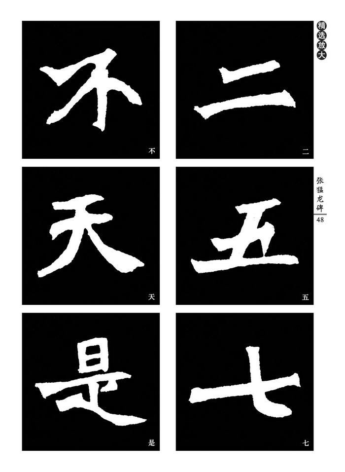 中国好字帖:中小学书法课必备碑帖:张猛龙碑