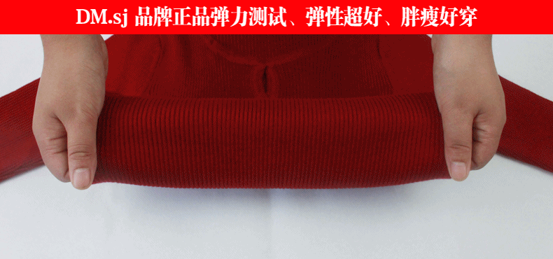 
                                        besemel 春秋装女 长袖小V领针织连衣裙包臀显瘦打底保暖弹力修身 针织毛衣裙 黑色 均码                
