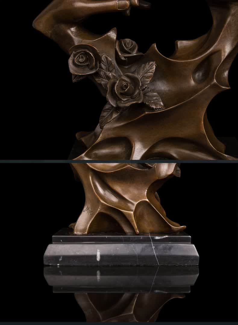 班德拉斯 铜雕工艺品 婚房软装 新婚礼物 结婚纪念日礼物工艺品摆件