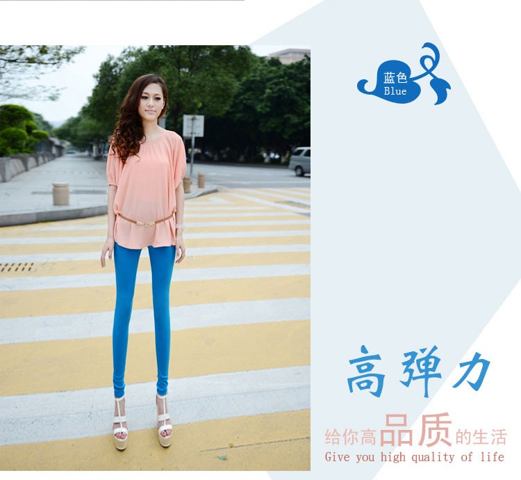 
                                        安姬伊朵春秋薄款高腰打底裤女长裤修身外穿小脚裤大码显瘦铅笔裤MLH002 黑色 2XL                