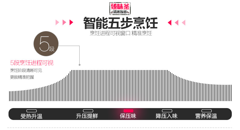 苏泊尔（SUPOR）CYSB50YC520Q-100电压力锅球釜双胆智能压力锅 CYSB5