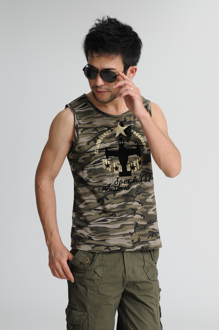 户外迷彩服男装迷彩短袖t恤休闲弹力 xl