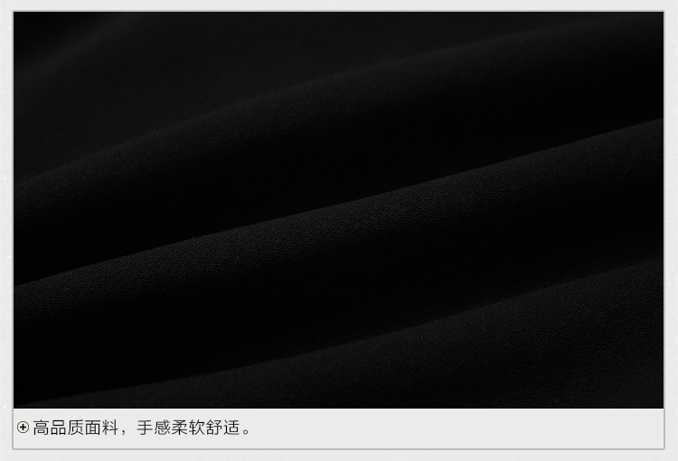 
                                        洛芙缇女装时尚钉珠立体花朵修身包臀半身裙CD1012 黑色 M                