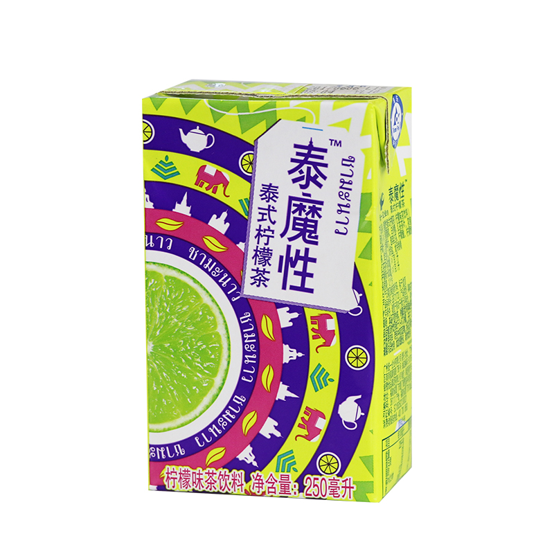统一 泰魔性柠檬茶250ml *24盒整箱 泰式柠檬茶饮料 江浙沪皖包邮