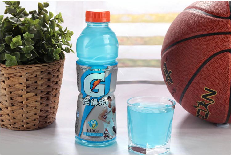 佳得乐蓝莓味功能饮品运动饮料600ml/瓶 买五瓶送一瓶_现价-1元