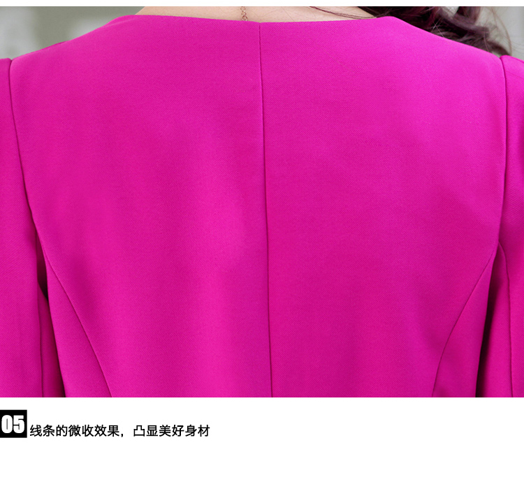 2016秋冬装女装新款V领时尚修身上衣直筒长裤两件套套装工作服OL通勤服职业装 黑色 XL