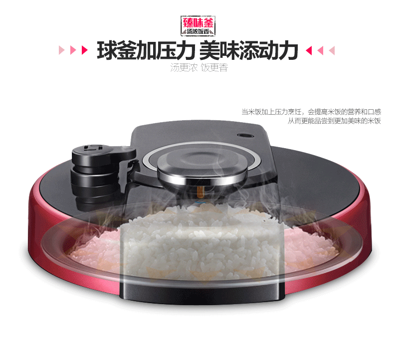 苏泊尔（SUPOR）CYSB50YC520Q-100电压力锅球釜双胆智能压力锅 CYSB5