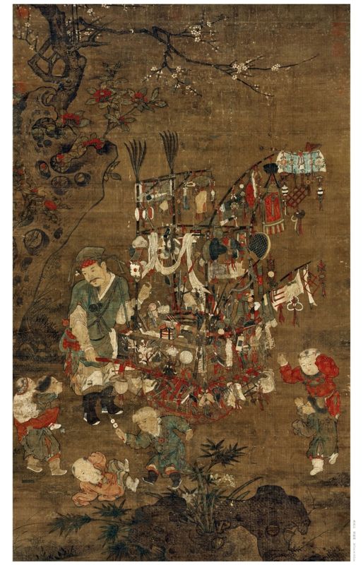 中国好丹青 大师立轴精品复制 苏汉臣