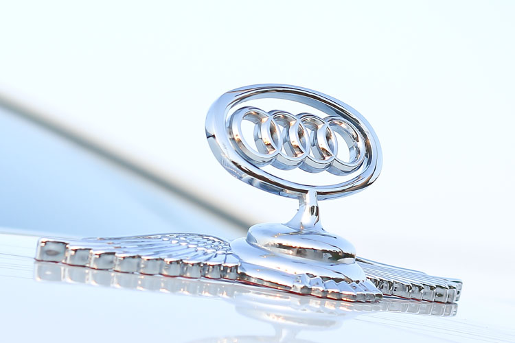 奇积 奥迪飞鹰金属立标 奥迪车身改装专用车标 奥迪车头标贴标改装