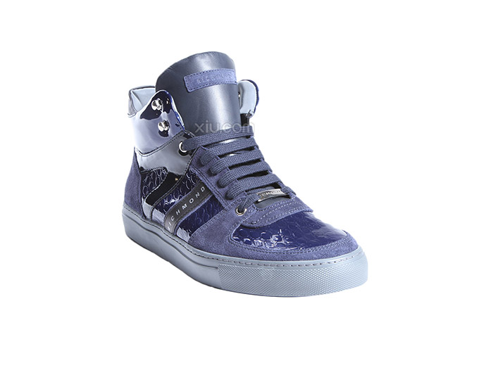 richmond 男士金属装饰休闲鞋 蓝色 42