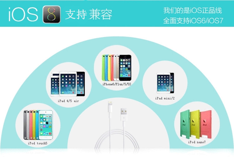 WAPR苹果6数据线iPhone6 6S/5/5SPlus充电线iPad43Air2充电器 12W充电头+5s/6数据线