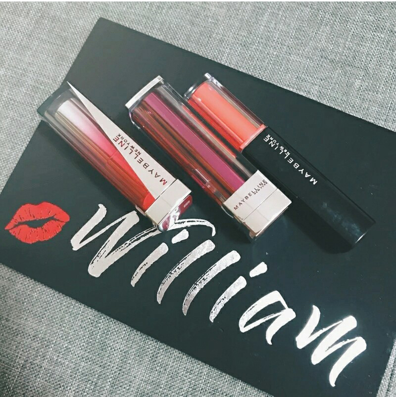 美宝莲小灯管绝色持久唇膏纵情耀系列 srd85星钻碎金巧克力