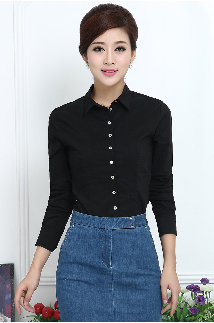 职业阿玛施特价女装旗舰店专柜正品2015夏季新款OL衬衫长袖翻领上班族女装修身韩版衬衣白领 黄色 3码/M 重110