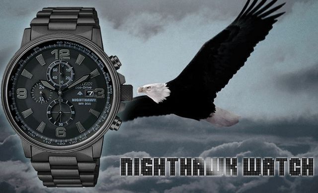 【原裝現貨 展示品 已售~】日本 CITIZEN 星辰 PROMASTER NIGHTHAWK 夜鷹系列 光動能計時腕錶
