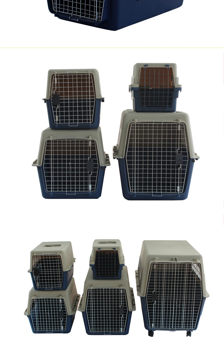 宠琪趣宠物航空箱狗狗猫咪外出箱泰迪比熊托运箱笼子 3号 67*50*47cm