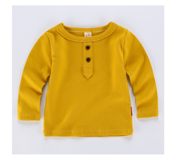 后坞 童装男宝宝0-3岁小童长袖t恤秋装新款儿童套头