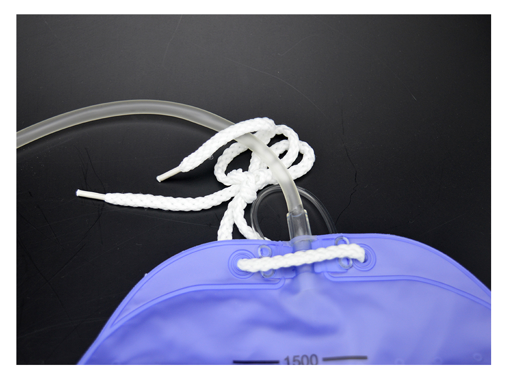 澳欧(aoocn) 一次性使用加大加厚引流袋 十字阀抗防逆流流尿袋1500mc