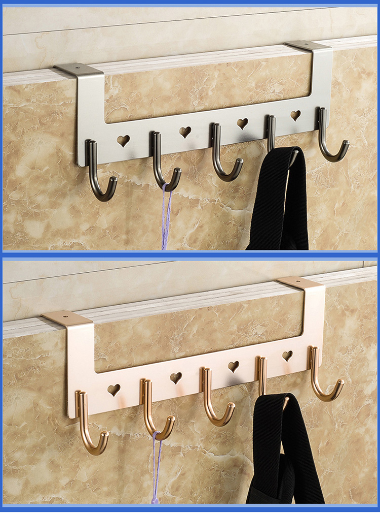 淼源挂衣钩门后挂钩门后挂衣架墙壁挂钩衣帽钩墙挂衣服挂钩壁挂卫生间