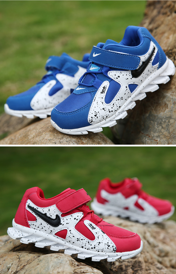 跳跳虎儿童鞋秋季新款童鞋男女童运动休闲鞋 红色 32码/内长20.3cm