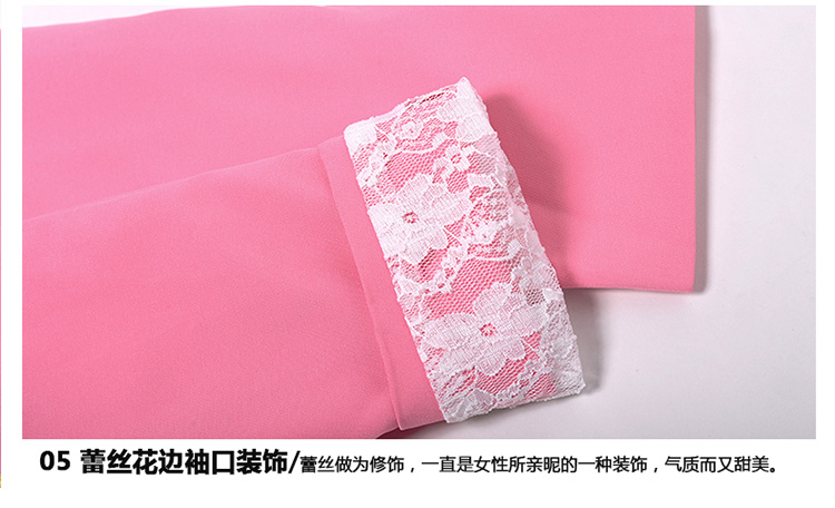 Muyxsnz 2015新款职业小西装粉色 韩版修身女士西装秋冬长袖休闲时尚西服女装小外套 粉红色 L