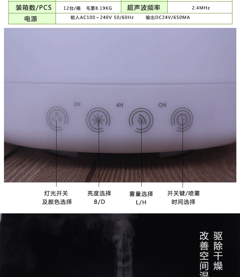 
                                        芳夕  香薰灯精油灯插电卧室迷你加湿器电子香薰炉超声波香薰机 触控168S暖光+20ml精油                