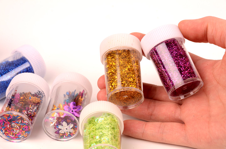 左一仁手工制作材料儿童diy儿童绘画炫彩金粉闪光粉亮粉闪粉250g金色