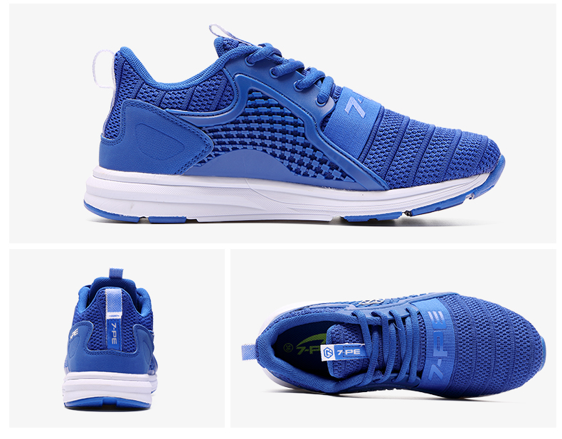 七波辉(7-pe) 七波辉男童鞋 春季皮面鞋儿童运动鞋中大童休闲鞋子跑步