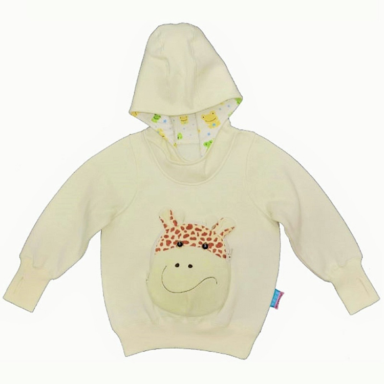 香港设计廊灵巧主儿ambidexter长颈鹿变脸袋风帽卫衣 白色 110cm