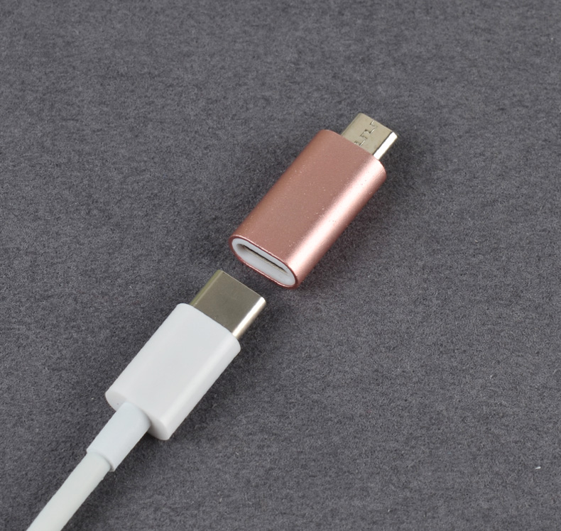 bsn type-c母乐视转安卓micro usb接口转换器手机数据线测试转接头