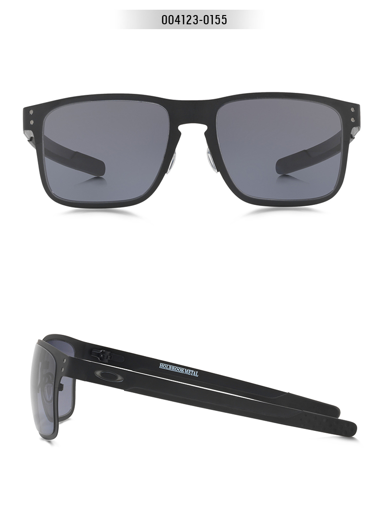 oakley欧克利oo4123-0155/0855 holbrook金属镜框复古休闲墨镜 灰色