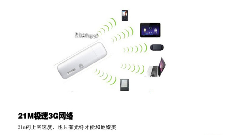 华为E8131/E355升级版E8231 21M 中国联通3G无线上网卡/WIFI猫,选 E8231单设备 6赠送USB数据线